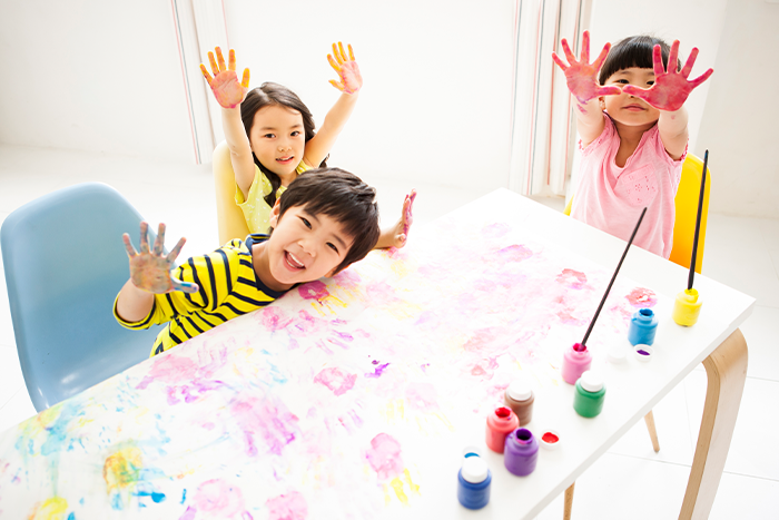 사발달 미술 치료 이미지